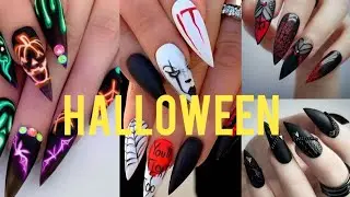 Halloween nail art |casual |classic|Trendy Halloween nail art |@fabways