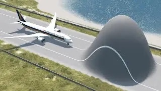 Planes vs Giant Bulge – BeamNG.Drive