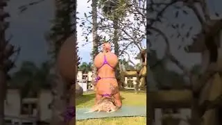 Naked Yoga - Nude Girl in MICRO Bikini! #18