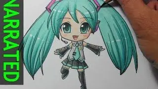 How to Draw Chibi Hatsune Miku [Narrated Step by Step]