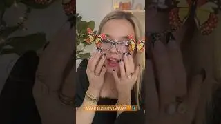 ASMR Butterfly Glasses 🧡🦋
