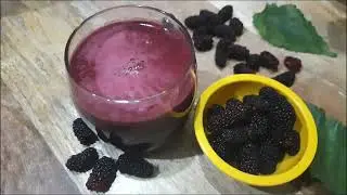 mulberries juice