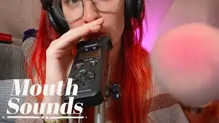 ASMR ☾ | Close up Mouth Sounds with Visual Triggers | No Talking
