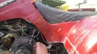 Бешеный квадрик с двигателем Лифан 20. Предстоит переделка.