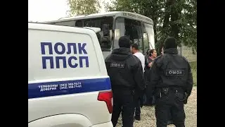 Рейд полиции и ОМОН в Цыганском поселке