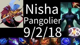 Nisha Pangolier vs TB, CW, Rubick, Tusk, Batrider - Liquid vs TSpirit g1 DreamLeague dota2
