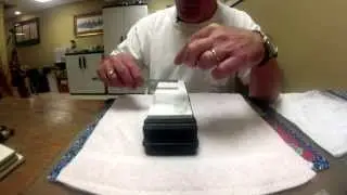 Straight Razor Honing-Bevel Setting on Shapton Glass 1K Stone