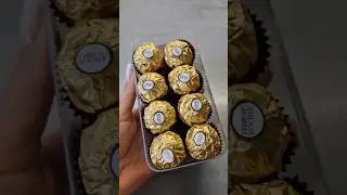 Chocolate unboxing
