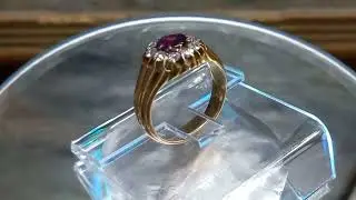 Антикварное кольцо с бриллиантами