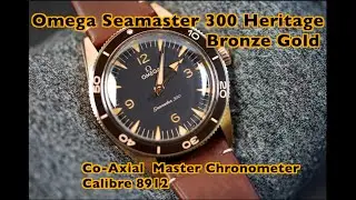 Omega Seamaster 300 Bronze Gold Heritage with Master Chronometer Calibre 8912 METAS Movement review