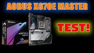 Aorus x670e Master - very fast mainboard! - test and review