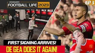 [TTB] MASTER LEAGUE EP3 - FIRST SIGNING ARRIVES, DE GEA MAKES A BLUNDER, & MORE! [FOOTBALL LIFE 23]