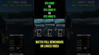 RTX 2060 vs  RTX 3060 Ti vs RTX 4060 Ti #evolution #shorts #pcgaming  #gaming