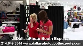 Photo Booth rental for store grand opening - Dallas Photo Booth Experts
