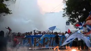 Марш ультрас ФК Севастополь и Таврии (03.08.13)