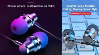 СУПЕР-ЛЁГКИЕ ПРОВОДНЫЕ НАУШНИКИ С АЛИЭКСПРЕСС! 4D STEREO + МИКРОФОН !