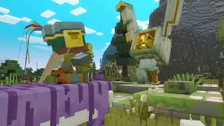 Cinematic Masterpiece: First Ancient Golem In Minecraft Legends
