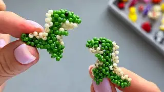 How to make a 3D beaded dinosaur. Step-by-step tutorial