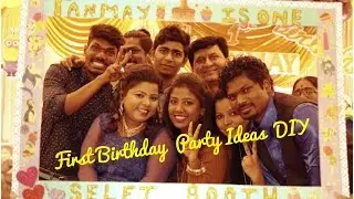 First Birthday Party Ideas Diy I Selfie Booth Selfie Props DIY I Theme Birthday Party