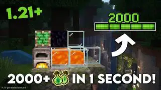 2000 XP Glitch in ONE CLICK! 😱 Minecraft 1.21 XP Farm 