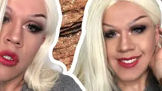 BOY TO GIRL  TRANSFORMATION BIOLOGICAL WOMEN MAKEUP TUTORIAL /. #boytogirl  #plastictiara #dragqueen