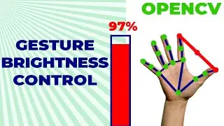 Control Your Computer Screen Brightness With Your Hand. 