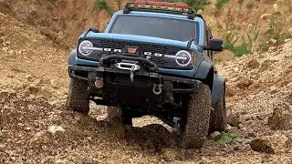 1/10 Scale Traxxas TRX4 NEW BRONCO IFS & Straight Axle(Portal Delete) Off-road test drive 4X4 RC Car