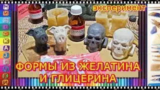 ФОРМЫ ИЗ ЖЕЛАТИНА И ГЛИЦЕРИНА: эксперимент.