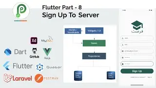 Flutter, Laravel, Vue - Idea To Deployment - Part-20- Sign Up To The Server