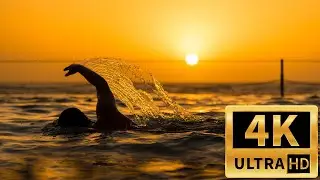 Perfect Views of a Flat Sea Calm and Deeply Relaxing and Soothing Music 4K