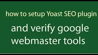 how to setup Yoast SEO pluging step by step bangla