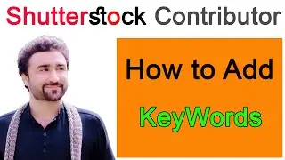 How to add keywords on Shutterstock Contributor Images
