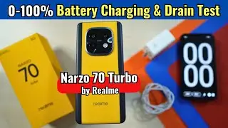 Realme Narzo 70 Turbo Battery Charging & Drain Test Review - Gaming, Heating, Benchmark, etc