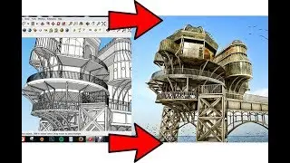 how to setting rusty material in sketchup vray