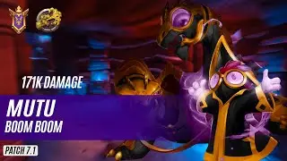 171K DAMAGE Mutu MOJI PALADINS COMPETITIVE (PRO PLAYER) BOOM BOOM