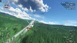 Microsoft Flight Simulator - Top Gun Maverick Low Altitude Challenge (1.5 Million Score)