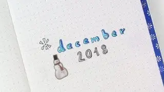Bullet Journal December 2018 PLAN WITH ME | The Boosted Journal