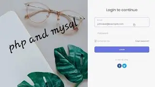 Login Form Using Php And Mysql