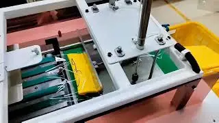 Long sleeve shirt automatic folding & bagging & stick tear sealing machine长袖T恤撕胶封口
