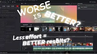worse videos ARE BETTER but no one wants to say it.