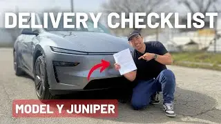Model Y Juniper Premium Delivery Day Checklist - Inspection Made Easy!
