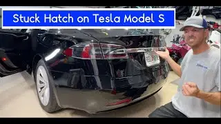 Stuck Rear Lift Gate on your Tesla Model S? Check out how to get it open again!