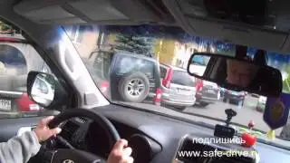 Вождение задним ходом Toyota Land Cruiser Prado (Тойота Ланд Крузер Прадо)
