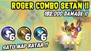 ROGER COMBO SETAN !! RATA SATU MAP !! COMBO MAGIC CHESS TERKUAT 2024