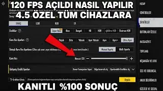 PUBG MOBILE 4.5 EXCLUSIVE 120 FPS UNLOCKED HOW TO DO IT (ALL PHONES) - 120 fps config pubg mobile