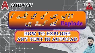How to Explode Text in AutoCAD  
