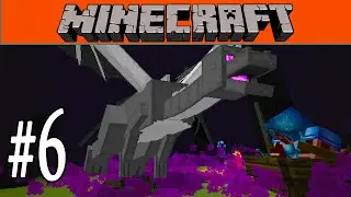 Minecraft - Ender Dragon Fight & Elytra Flying #6