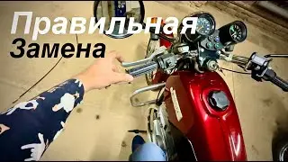 Replacing the clutch cable on a JAWA 638