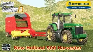 Farming Simulator 2019 / NEW HOLLAND 900 FORAGE HARVESTER AND TRAILER / Mod Review