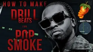 How To Make Drill Beats for Pop Smoke | FL Studio UK Drill Tutorial